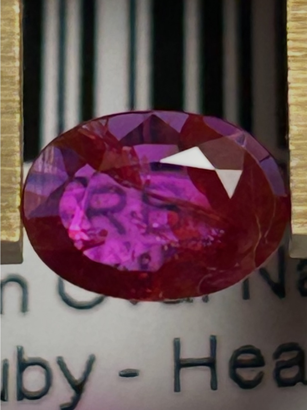 .87 ct Natural Loose Red Madagascar Ruby 8x6mm Gemstone